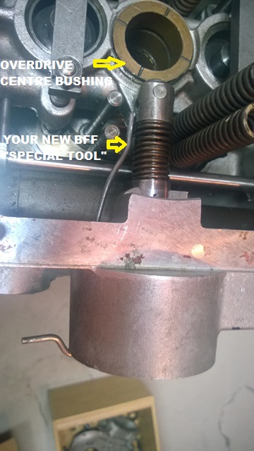 Tool in Place Before Installing Springs
